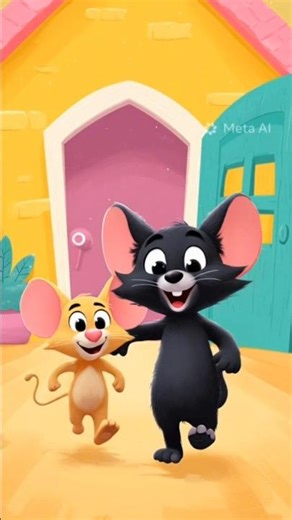 catoon chuha Billi 🐈🐇..