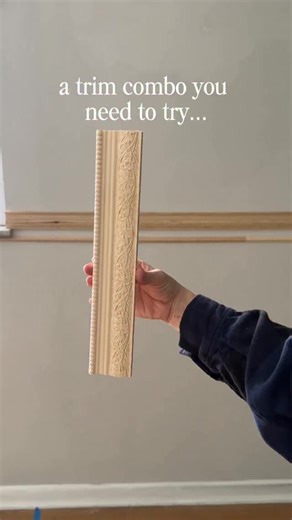 Love this chair rail box trim combo from @loweshomeimprovement If you’d like the link to the trim I used just comment TRIM! #lowespartner #loweshomeimprovement | megankhome