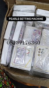 4 comments | Pearls setting machine is an handmade pearling machine...