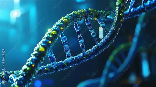 DNA Helix Exploration: a captivating visualization of a DNA double helix, a testament to the beauty and complexity of life's fundamental building block.