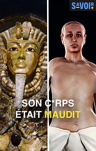La splendeur de la t*mbe de Toutânkhamon ne ressemblait pas du tout à la véritable apparence du pharaon . Un groupe de scientifiques a tenté de recréer l'apparence qu'il aurait eu vivant, et ils ont prouvé que le pharaon le plus célèbre de tous les temps avait un c*rps complètement déformé . 🔍 🧬 💀 Et tout ça à cause d'une pratique polémique qui a causé des ravages irréparables . Quelle barbarité a bien pu détruire de c*rps de Toutânkhamon ? #science #Egypte | Savoir Plus
