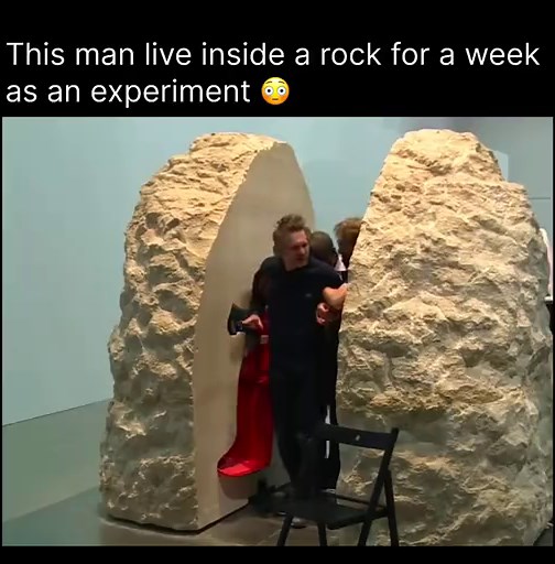 Abraham Poincheval's Endurance Art: Sealed in Stone