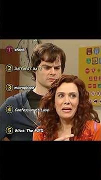 5 Hilarious Bill Hader &Kristen Wiig SNL Moments #funny #snl #viral #youtubeshorts #fyp
