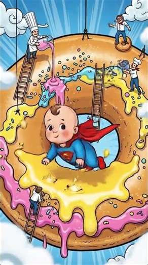 Giant Cake Disaster With Baby Pilot | Mini Workers Fixing Wobbly Layers