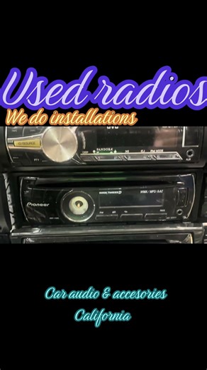 Car radios used #california #audio #sound #oldschool #caraudio