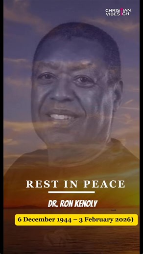Rest in peace, Dr. Ron Kenoly 🕊️ A legendary worship leader whose voice, songs, and teachings led millions into God’s presence. Your legacy of praise will live on in our hearts and in the church forever. Heaven has gained a true worshipper. 🙏 #christianvibesgh | Christian Vibes Gh.