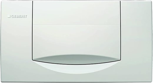 Geberit 115222111 Betätigungsplatte 200F für Betätigung von vorne, weiß