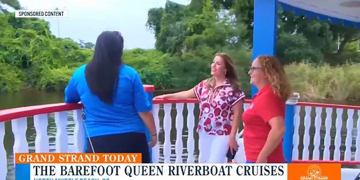 Set sail for fun on The Barefoot Queen Riverboat Cruises