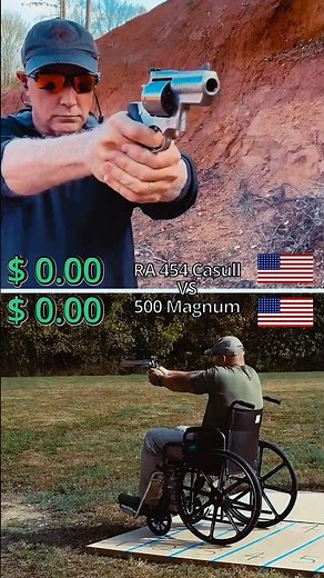 Ruger Alaskan 454 Casull Revolver VS 500 Magnum Revolver #firepower #army #military