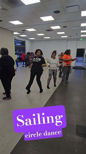 Not all line dancing is on a line. #sailing #circledance #losangeles