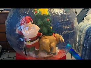 Gemmy 2006 inflatable 4ft snow globe