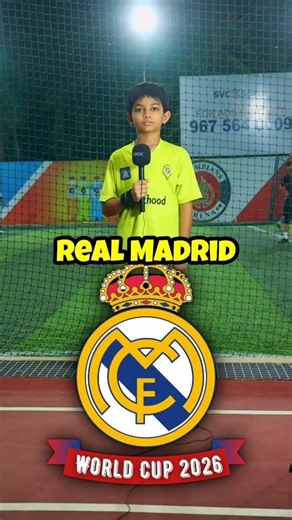 Indian Kid DESTROYS ⚽ Real Madrid World Cup🏆 Trivia #realmadrid #worldcup #football #shorts #soccer
