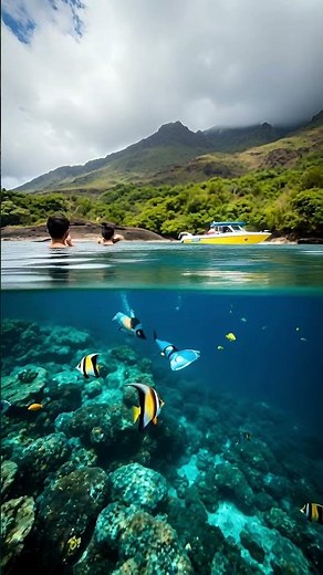 Stunning Bora Bora Scenes 🌴✨ | Paradise on Earth! #BoraBora #Travel #IslandLife