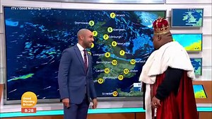 Big Narstie interrupts GMB weather report