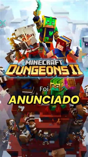 MINECRAFT DUNGEONS 2 FOI ANUNCIADO! #shorts