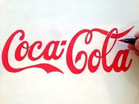 How to Draw the Coca Cola Logo Freehand
