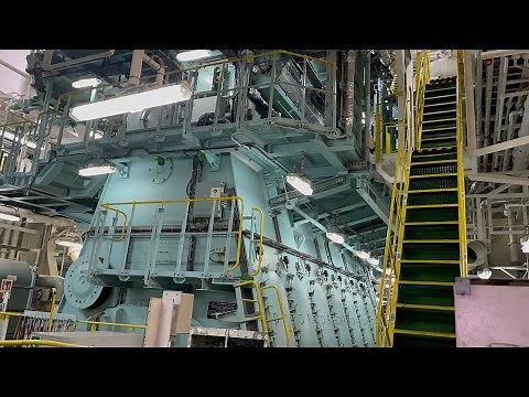 LNG SHIP ENGINE ROOM TOUR || 4K