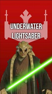 How Lightsabers Work UNDERWATER! #starwars #starwarslore #starwarsfan #starwarslegends #starwarsmovie #redfive #lightsaber #lightsabercolors #lightsaberaddict #kitfisto #jedi #lukeskywalker #anakinskywalker | Red Five
