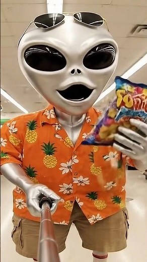 This craziest thing happened to Alien 9 | American Wallmart Checkouts and Snacks 👽😂