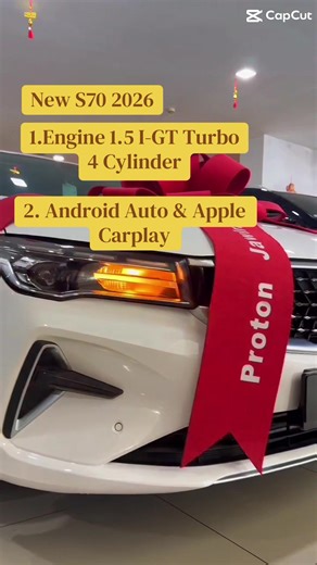 Discover the New 2026 S70 with 1.5 I-GT Turbo Engine