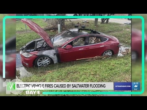 Yes, electric vehicles are prone to igniting in flood, saltwater