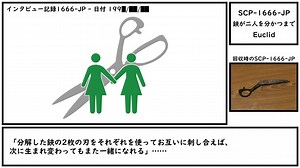 【ゆっくり紹介】SCP-1666-JP【鋏が二人を分かつまで】