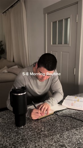 My 5-8 Morning Routine - 24, married, finance bro @lululemon @Stanley Brand @Athletic Propulsion Labs @Nike #financebro #earlymorningworkout #marriedlife #christiantok #fyp