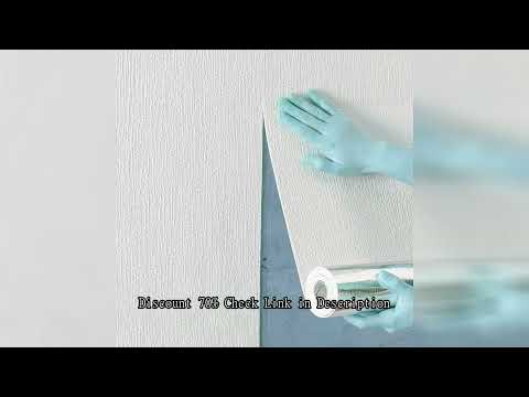 3D Thicken Self-adhesive Thermal Insulation Wallpaper Linen Plain Color Decor Wall Stickers Renovati