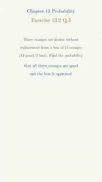 NCERT Class 12 Maths Probability Ex 13.2 Q3 | Animated Solution #class12maths #probability