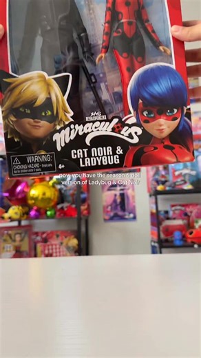 Shop Miraculous on Instagram: "Just two heroes doing hero things 🐞🐱💫 Season 6 Ladybug & Cat Noir dolls in action! #MiraculousLadybug"