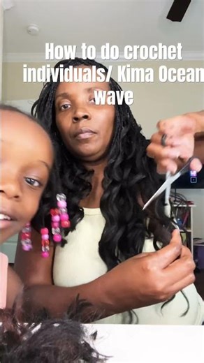 How to do crochet individuals/ Kima Ocean wave