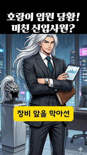 호랑이 임원 당황하게 만든, 미친 신입사원? #마초