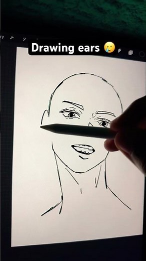 Drawing ears in anime