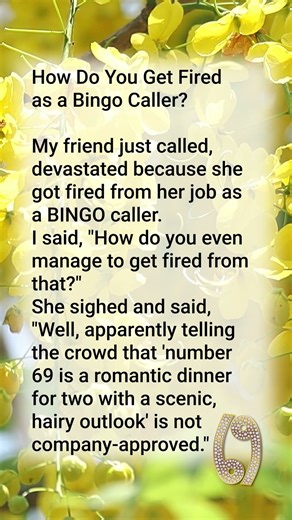 How Do You Get Fired as a Bingo Caller? #anecdote #funny #jokes