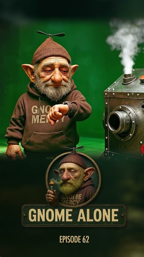 Gnome Tells a Hilarious Time Machine Joke | Gnome Alone: Best Dad Jokes!