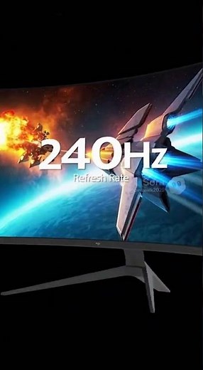 This 32' curved monitor changes EVERYTHING #gaming #240hz