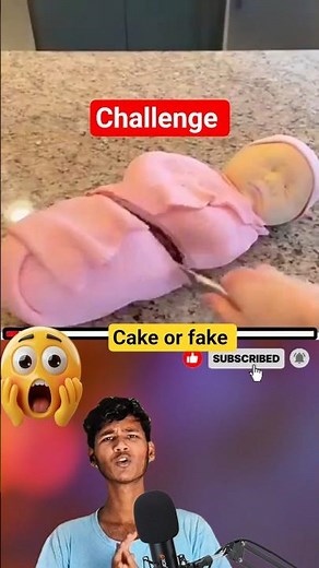 “Most Easy Cake or Fake Challenge 🔥 | Can You Tell the Difference? | Real vs Cake Test”?#shorts