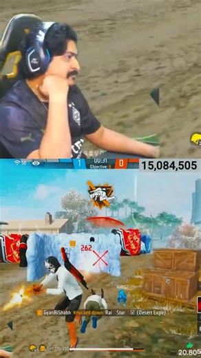 gayan rishabh vs raistar op gameplay #raistar #gayangaming #shorts