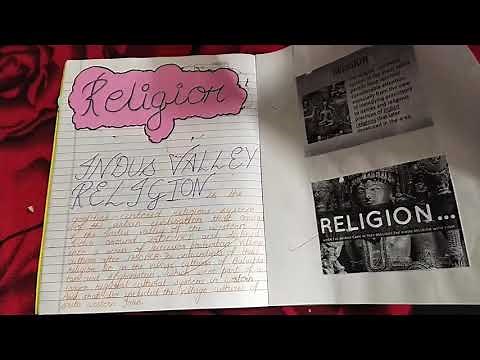 Class 6 history project on indus valley civilisation