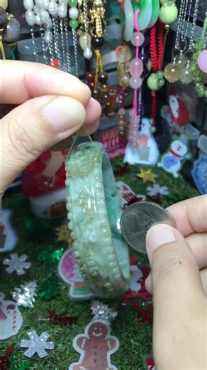 Carved Jade Bangle 57mm+-/15mm+-