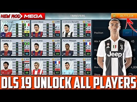DLS 19 Mega MOD | Unlock All Players And Unlimited Coins | Dream League Soccer 19