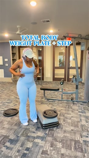 11 reactions | That step and plate combo will humble you real quick  #StepWorkout #WeightsAndSteps #FullBodyBurn #StrengthAndCardio #FitnessJourney #NoDaysOff #FitLife #GymFlow #SweatSession | Ren Wilson | Facebook