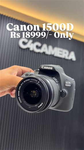 USED CAMERA SALES KERALA📸💯 on Instagram: "Canon 1500 D 10/10 Condition No Complaints Original Battery & Charger Available Price 18999/- All India Delivery Available"