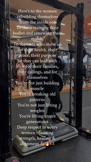 3 comments | A free woman chooses her strength She builds her body,...