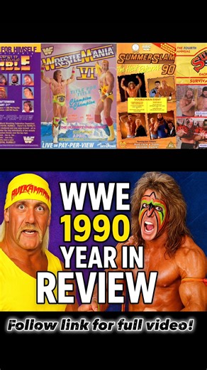 WWE 1990 year in Review! #90swrestling #wrestling #wwe #wwefan #ultimatewarrior #hulkhogan #wwf