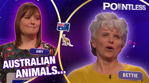 G’day mate! 🐨🦘 Contestants have to guess the most obscure Australian animals from a list. Plus they are tested on 21st century US politics, music trivia and more! | Pointless