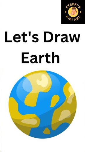 Earth Drawing easy for kids and Toddlers step by step#drawing#trending#viral