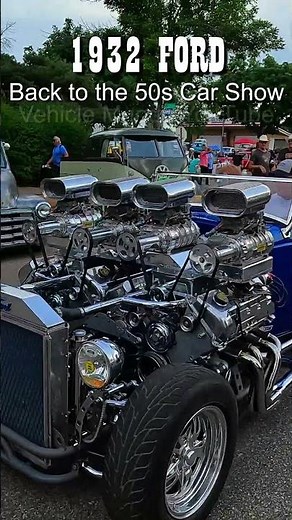 Crazy Radical 32 Ford at Back to the 50s Car Show