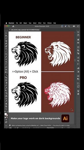Make Your Logo Work on Dark Backgrounds | Adobe Illustrator