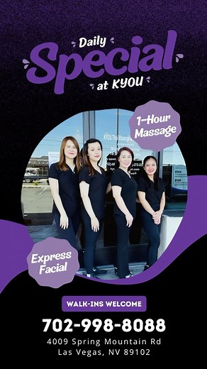 Our FULL-SERVICE SPA in Chinatown, Las Vegas offers the best DAILY...